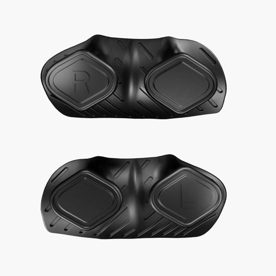 1 Pair Anti-Slip Silicone 2-Finger Workout Grips Men Women Palm Protection Lifting Deadlift Pull-Up Grippers Gym Training Exercise Fingerless