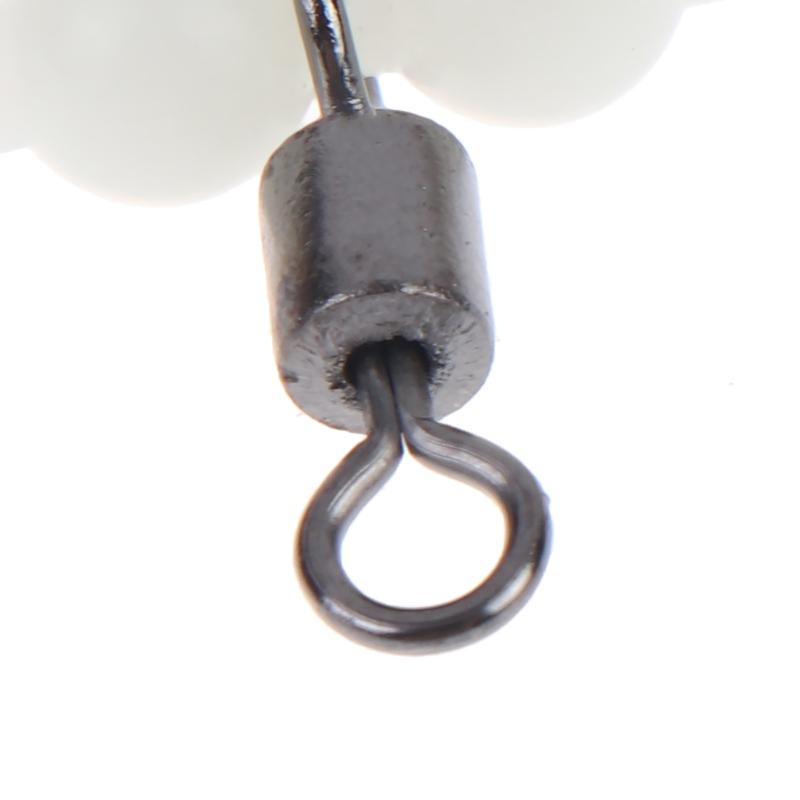 50Pcs Luminous Gourd Bead Fishing Swivel Connector Anti Tangle Tackle Accessories For Saltwater Freshwater Angling Supplies
