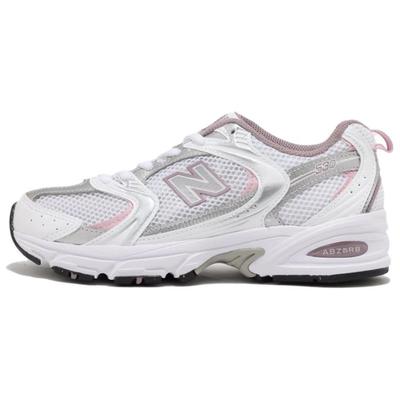 530 White Silver Ice Wine Unisex Sneakers Silver-Metallic MR530SGC