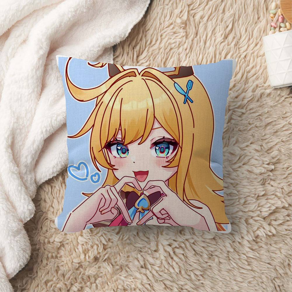 Game Genshin Impact Escoffier Personalized Pillow Cover Kids Bedroom Wild Party Decor Pillowcase Kid Birthday Shower Gift