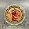 Fortune, Fortune, Longevity, Happiness, Wealth, Creative Wealth Attraction Coins, Color Printed Commemorative Medals, Metal Crafts, Badges