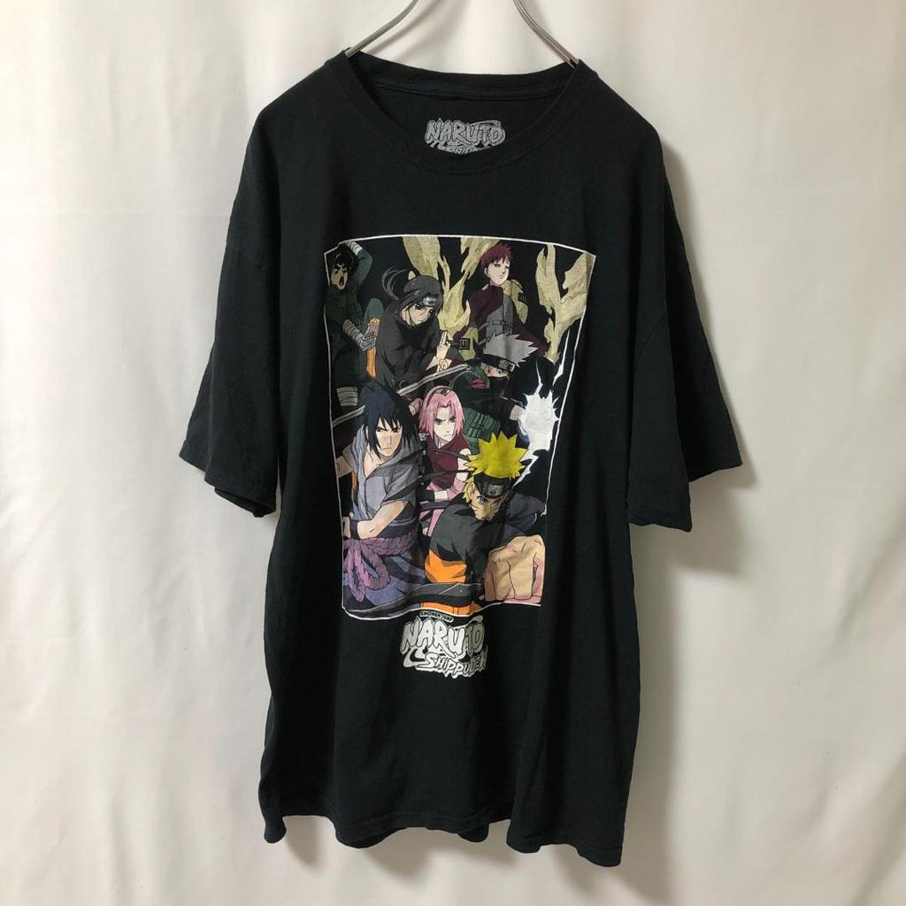 [USED] N-4109 NARUTO Shippuden Uzumaki Naruto Anime T-Shirt XL