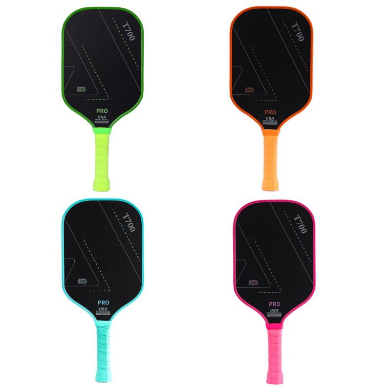 Carbon Fiber Pickleball Paddle 16mm Thickness T700 Grade Professional Non-Slip Grip Indoor Outdoor Court Use