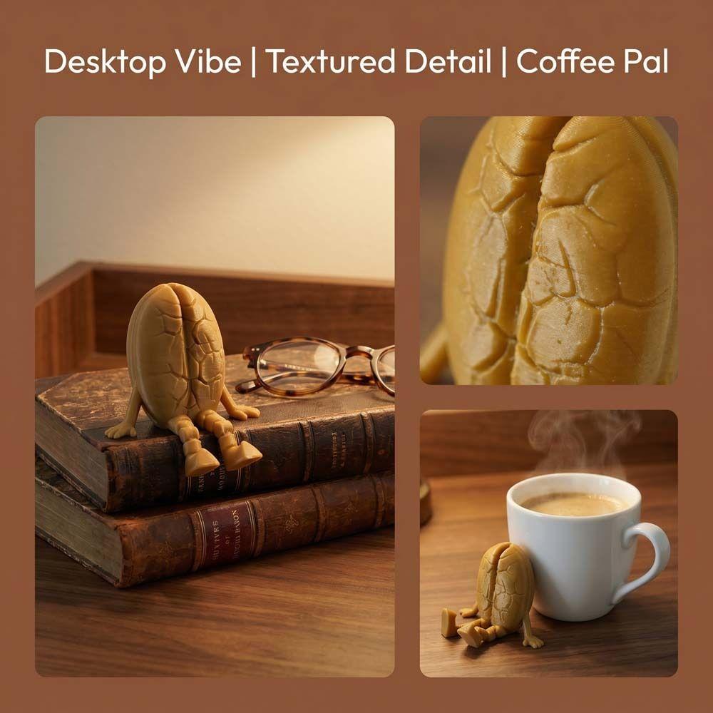 3D Printing Coffee Bean Ornaments Funny Multi Functional Coffee cup Ornament Sculpture Model Home Decorations For Home