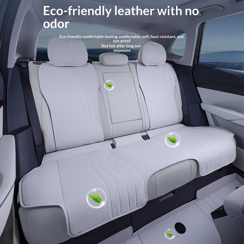 For Geely Galaxy E5/EX5 Car Full Surround Seat Cover All Season Universal Breathable Perforated Leather Cushion