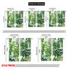 2pcs,2D plane printing Curtains Digital Printed Tropical Vibes (2) 100% Polyester (without rod) All Seasons Use for Living Room,