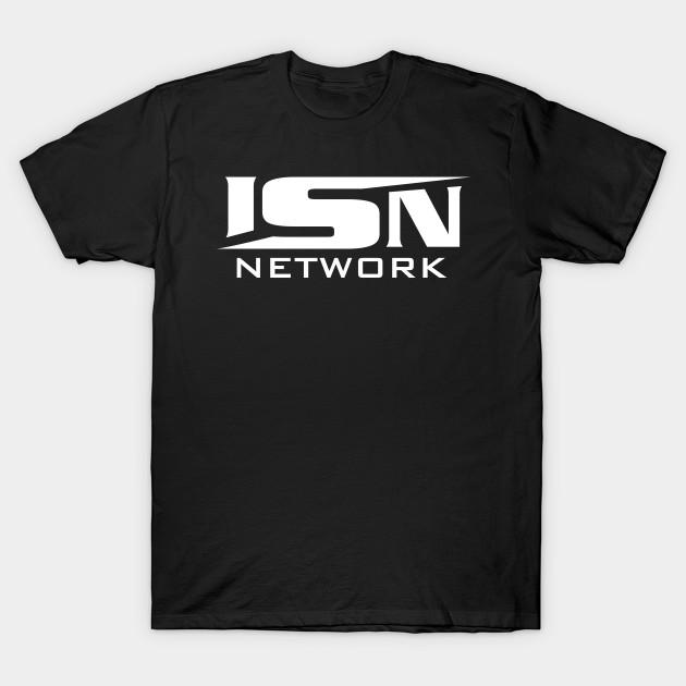 

Men Black Print T-shirt Isn - Interstellar Network News No-Cut Transfer Paper Print Cotton Tshirt 3XL