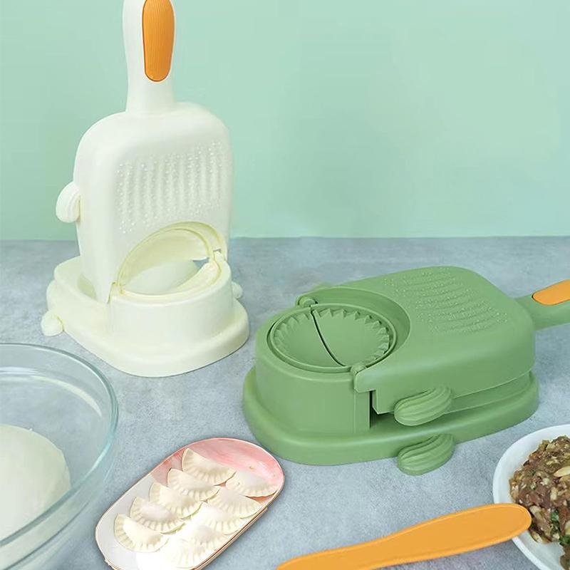3 In 1 Dumplings Maker,Multifunctional Manual Dumpling Skin Presser,Dumpling Mold Tool,Making and Pressing Dumpling Skin Machine for Kitchen