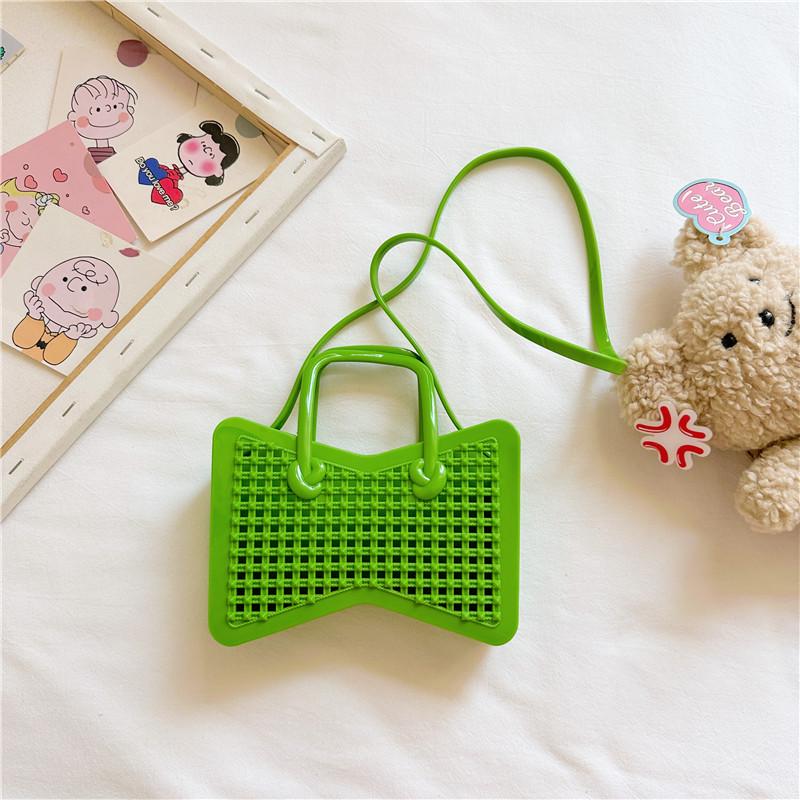 2025 Woven Butterfly Jelly Bag: Cute Children's Mini Beach & Coin Purse