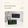 Large LED Screen Digital Clock With Double Mount Design 2 Alarms Quiet Operations For Home Office Bedroom Decors