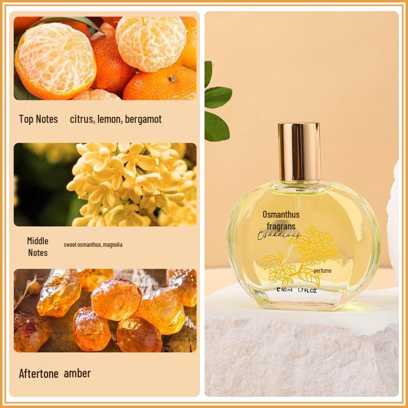 Douyin Osmanthus & Rose Women's Long-Lasting Light Fragrance Perfume