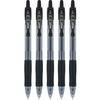 Pilot G2 Retractable Premium Gel Ink Rollerball Pen 5-Pack Black 5 Count (1 Pack)