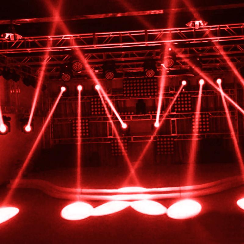 LED Light Beam Pinspot Light Spotlight 5W Super Bright Lamp Mirror Balls DJ Disco Stage Lighting Effect for KTV DJ Party EU Plug