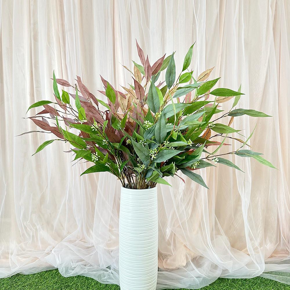 Realistic Silk Faux Plant For Wedding Photography And Home Decoration With Lifelike Leaves