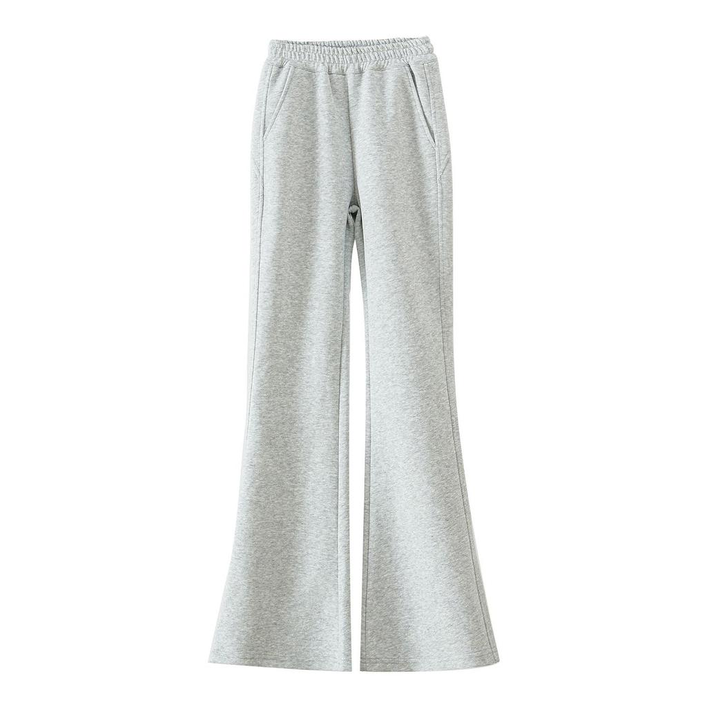 2025 Autumn/Winter Fashionable Elastic Flared Pants for Girls