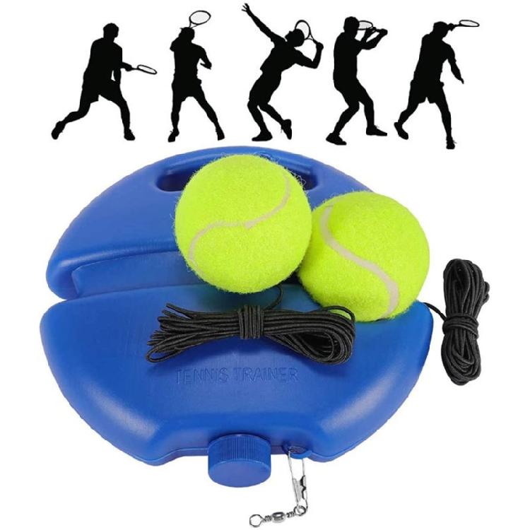 Tennis Practice Rebounder with String Ball Tennis Trainer for Self-Pracitce