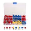 280pcs Cold Pressed Terminal Block Rubber Insulated Set for Electrical Wire Connector and Crimping Applications