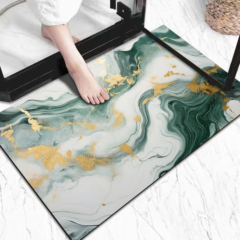 Diatom Mud Bath Absorbent Mat Household Simple Toilet Toilet Door Cushion Absorbent Non-slip Quick Drying Mat