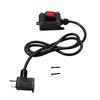 Inline Cord Switch with 4ft 18AWG Cable Piggyback Plug 16A IP67 Water Proof Inline Power Switch NEMA 5 15P Plug and 5