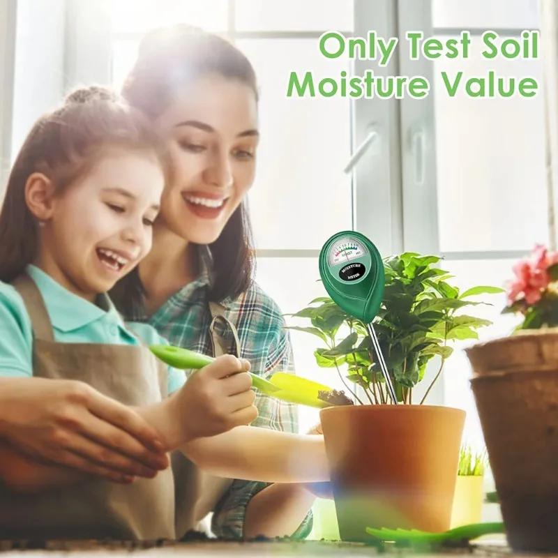 3 In 1 Soil PH Meter Sunlight PH Tester Garden Flowers Soil Moisture Sensor Meter Plants Acidity Humidity PH Monitor Detector