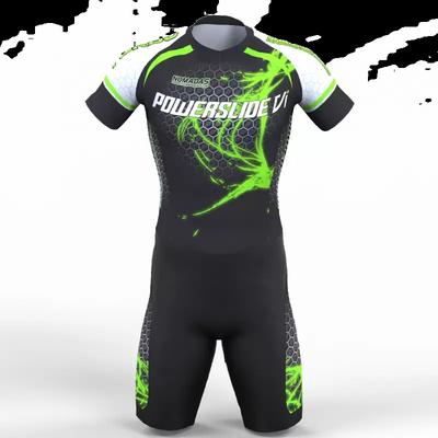 2026 Summer One-piece Powerslide Skinsuit Team Speed Skating Triathlon Suit Men Inline Speed Skating Tights Racing Suit Ropa Ciclismo Skating