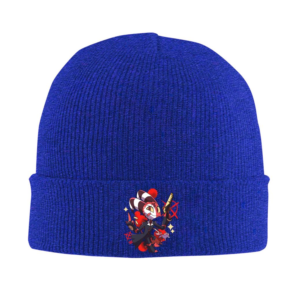 Female Male Helluvas Bosses Cartoon Beanie Hats  Casual Knitted Hat Autumn Winter Kpop Caps Custom Elastic Bonnet Hats