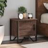 VidaXL Bedside Table Brown Oak 40x30x40 Cm Engineered Wood, Side Table, Bedside Cabinet, Side Table for the 848522