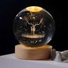 Rustic Resin Craft 3D Crystal Ball Night Light Ornament
