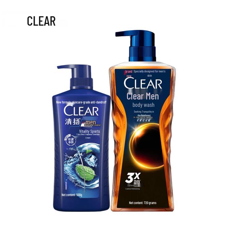 Clear Men Active Sport Shampoo & Shower Gel Set