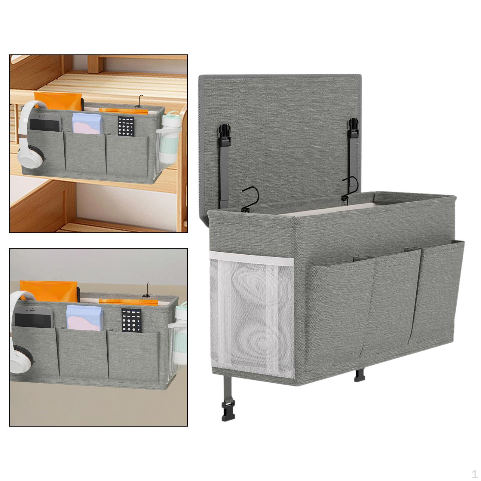 

Подвесное хранение у кровати, Корзина с карманами для кровати, Органайзер для общежития, Хранение из ткани Оксфорд