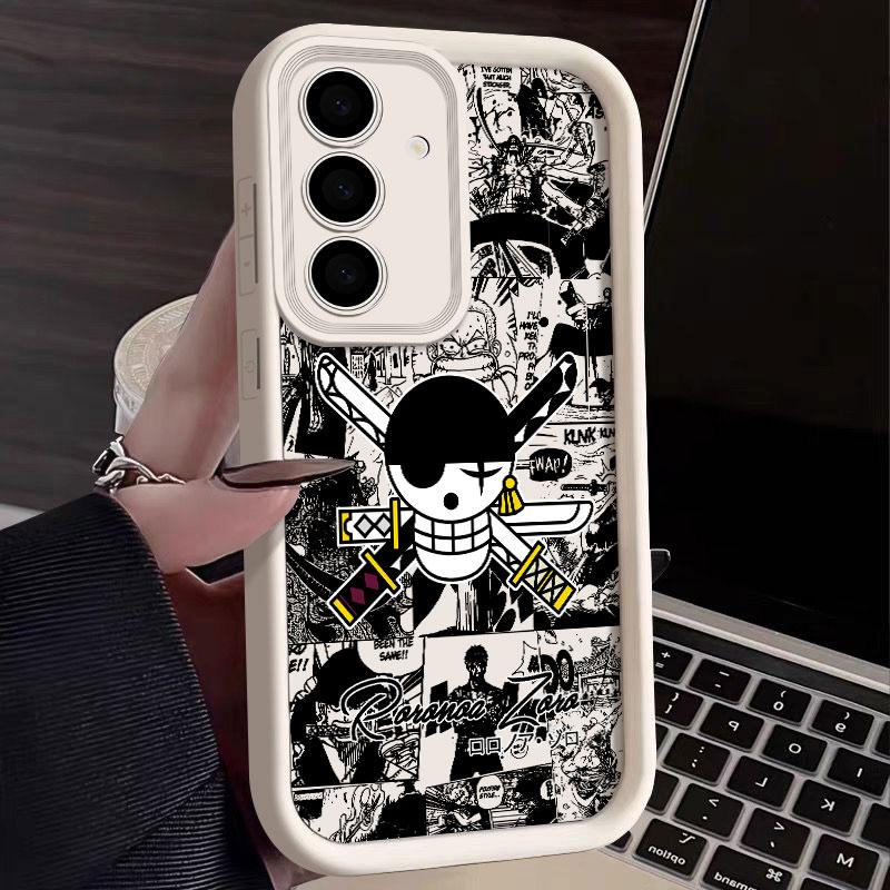 Anime Logo One Pieces Phone Case For Samsung S26 S25 S24 S23 S21 S20 Ultra Luffy Funda For Galaxy S25 S24 FE S26 Plus Soft Cover