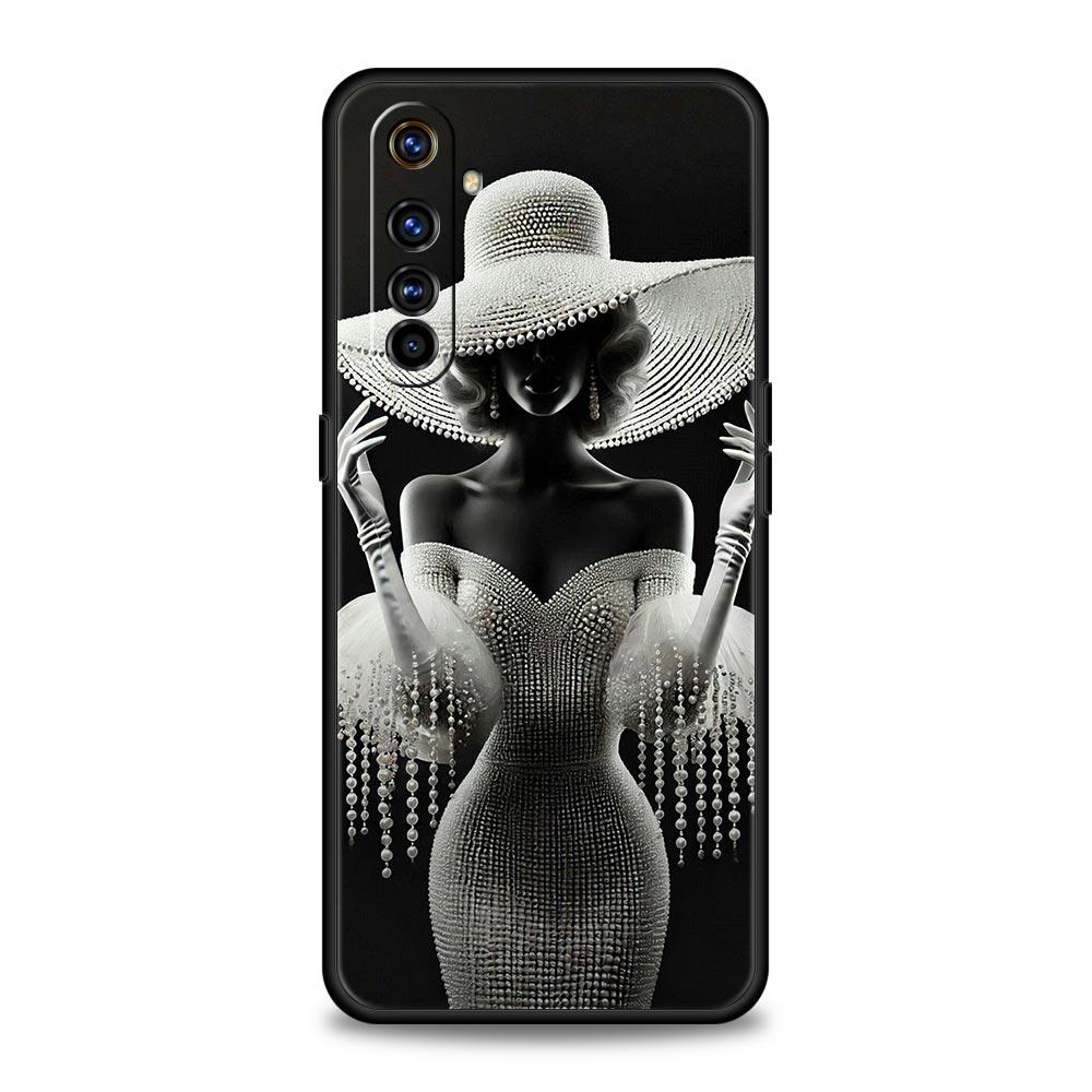 Cute White Clothes Soft TPU For Realme 13 12 11 10 9 Pro Plus GT3 GT2 C21 C25 C35 C53 C55 C67 Pro 5G Phone Case Cover Fundas Bag
