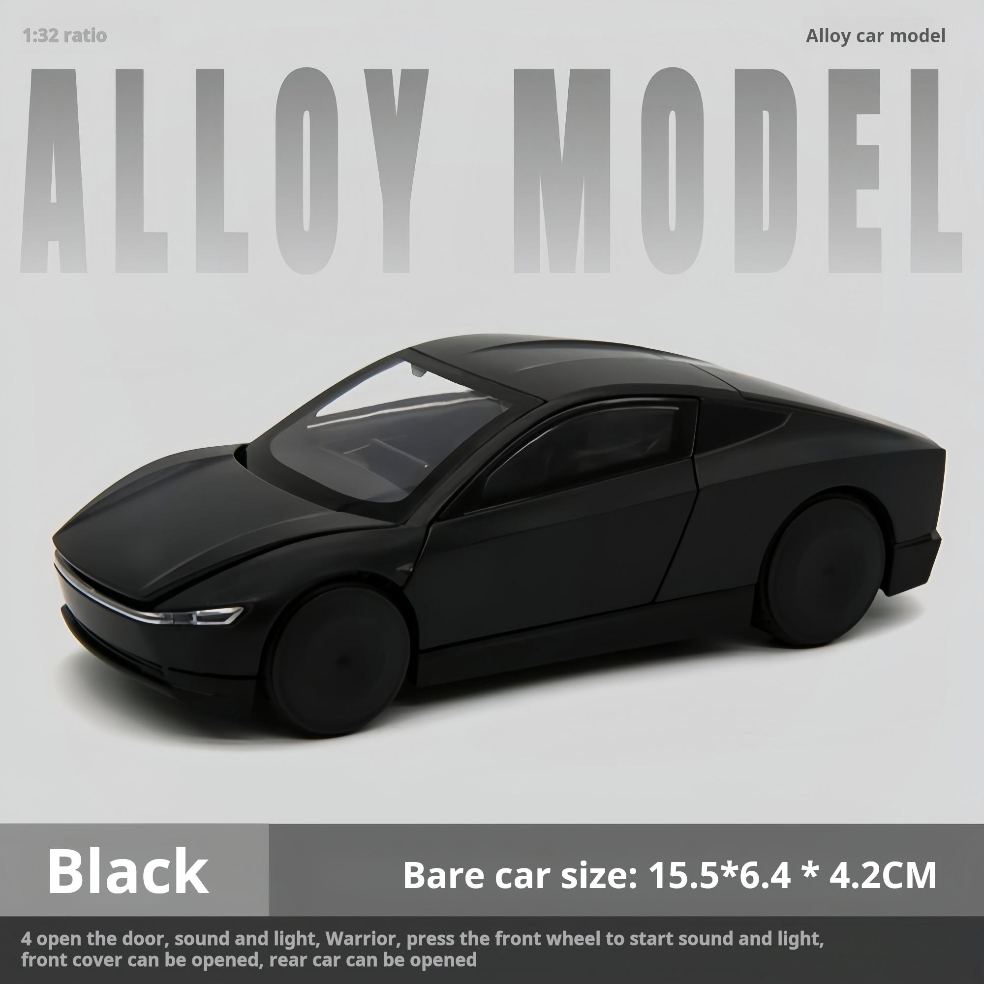1:32 Tesla Robotaxi Пикап Модель из сплава Имитация Huili Модель автомобиля Мальчик Металлическая игрушечная машинка Украшение Подарок