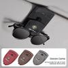 Car Sun Visor Glasses Box Sunglasses Clip Card Ticket Holder For Giulia Stelvio Giulietta 156 159 147 Mito Tonale Bre