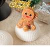 Mini DIY Micro Landscape Christmas Fireplace with Gingerbread Man Ornament