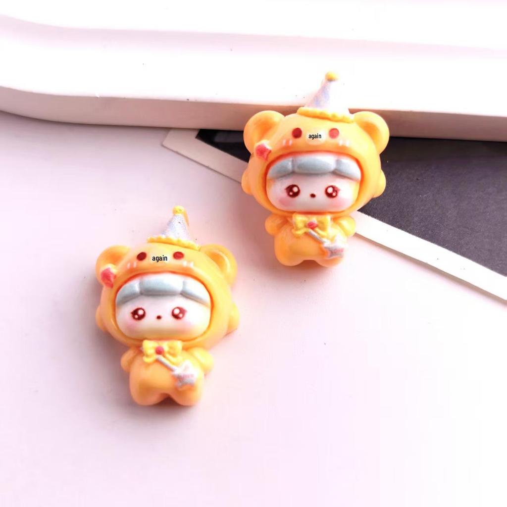 Cute Dog Costume Resin Accessories: Phone Case, Hair Clip, Fridge Magnet