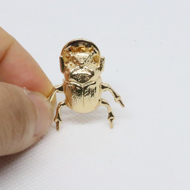 1Pc Vintage Cute Insect Beetle Brooch, Pins And Brooches For Women 5 Color of Fashion Jewelry Natural Love