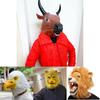 Lustige Tierkopfbedeckung für Halloween Cosplay Latexmaterial Verschiedene Designs Perfekt zum Verkleiden Lustige Requisiten Charaktere)
