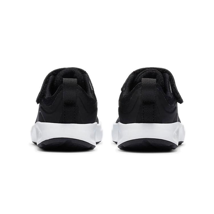 New Nike Wearallday Low Top Skateboard Shoes Black White Infant And Toddler CJ3818-002