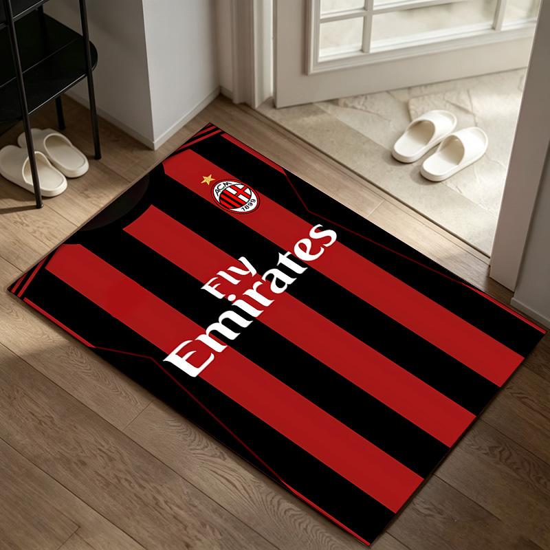 A.C. Milan A rug suitable for office chair areas living rooms and computer desks perfect for home offices and an ideal holiday gift