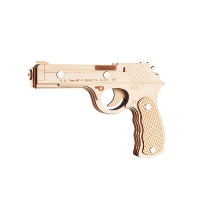 Woodpble Three Dimensional Puzzle G002 Puzzle Gun Korea 3d Puzzle