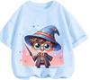 Summer Casual Crew Neck T Shirt Cute Cartoon Harry Potter Print Fashion Street Leisure Tops Kids Boys Girls 3 14 Years
