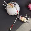 Phoenix Hanfu Hair Stick Tassel Hanfu Headwear Exquisite Chinese Style Hairpin  Women