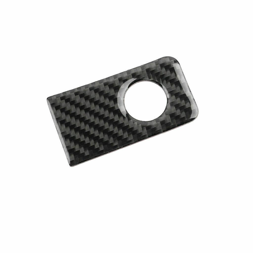 Carbon Fiber Car Storage Box Handle Cover Trim Fit For Infiniti Q50 Q60 2014-19