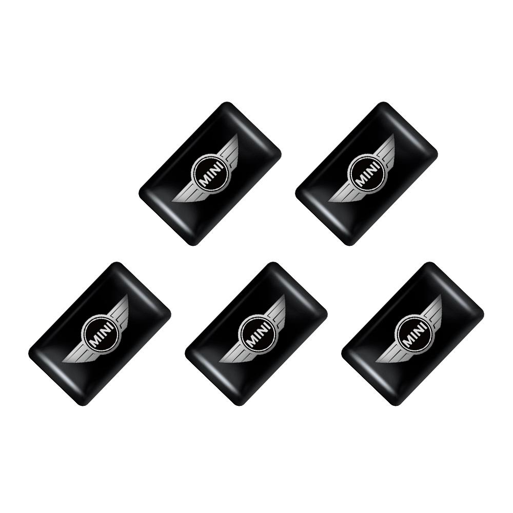 10/20/50Pcs Car Epoxy Resin Logo Indoor Decoration Sticker For Mini Cooper JCW Works F54 F55 F56 F57 F60 R50 R52 R53 R55 R56 R57 Ulqch44