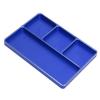 RC Repair Screw Tray 4 Grids Aluminum Alloy Screw Tray with Magnetic Pad for 1/10 1/8 RC Car RC Airplanes