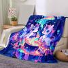 1pc Magic Potion Two Unicorns Blanket, Soft Warms, Living Room, Travel, Camping, Car Blankets, Beach