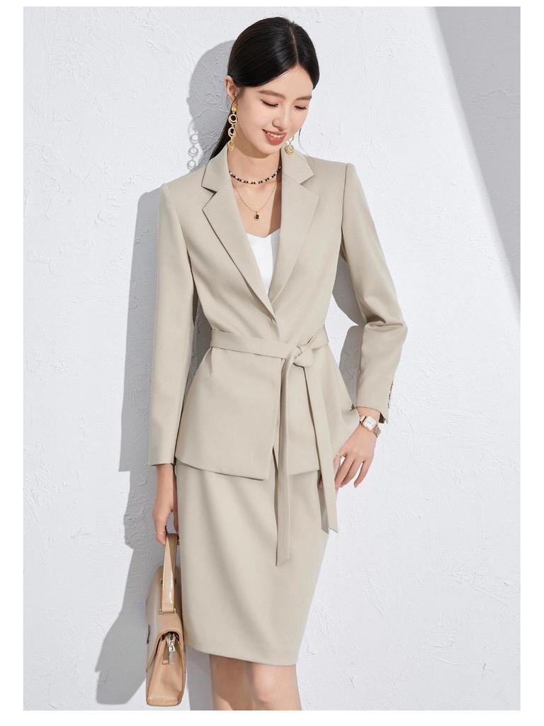 2024 Frühling/Herbst Professioneller Anzug: Stilvolles Lehrer- & Anwalts-Hosen-Set mit hochwertigem Business-Look