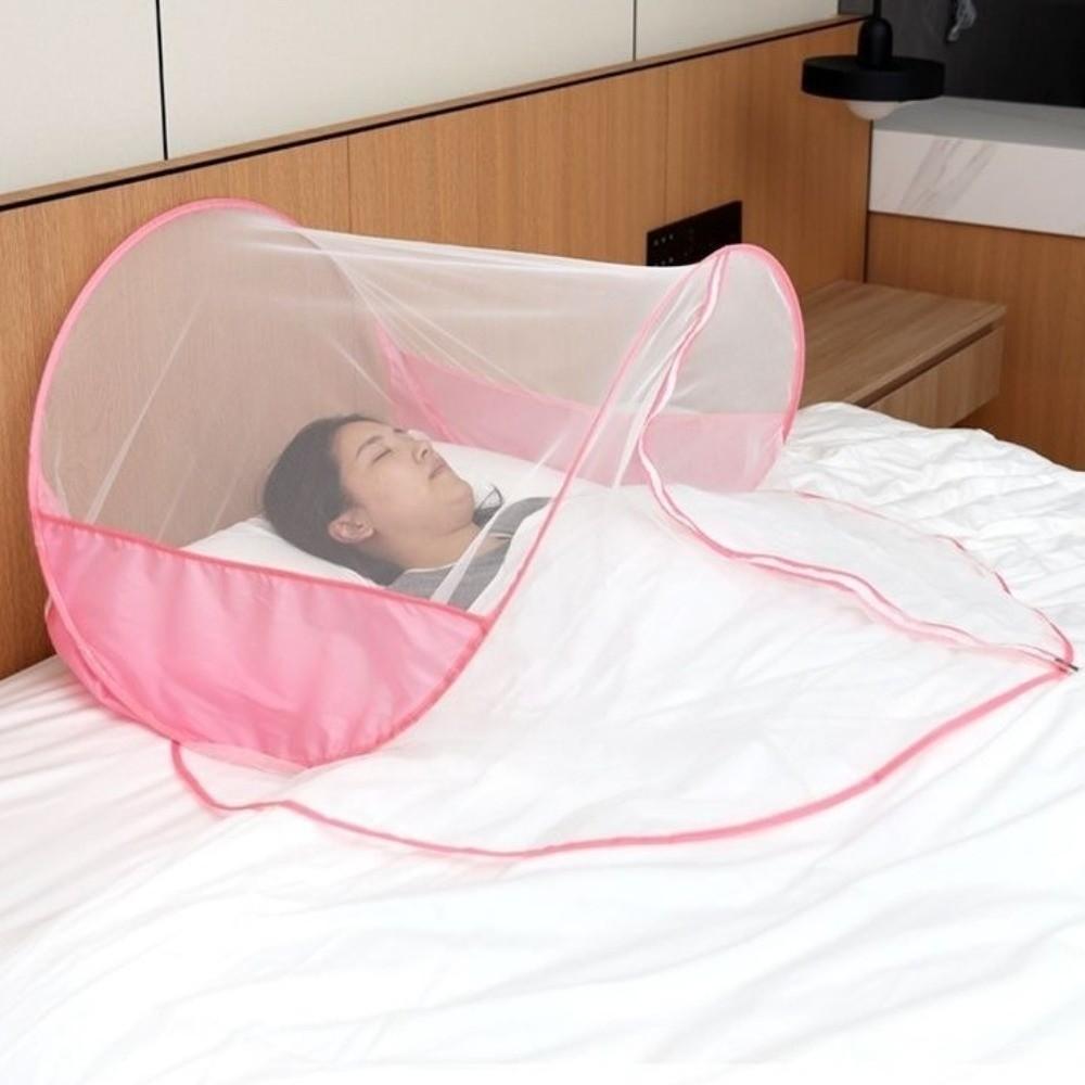 Single Foldable Mosquito Net Breathable Mosquito Bar Frame Convenient Travel Mosquito Net Hotel