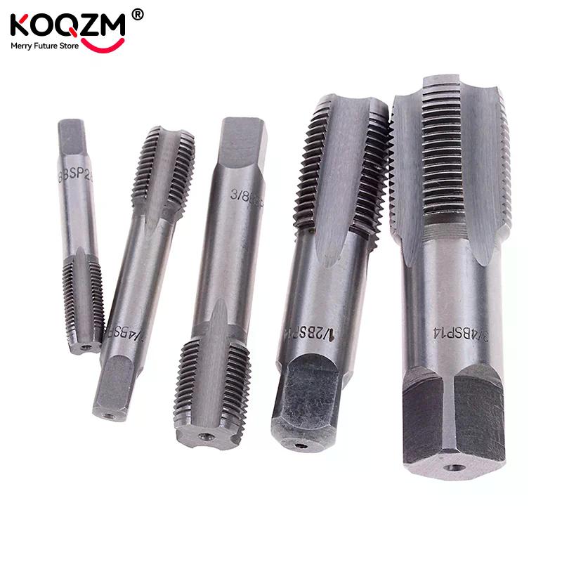 1pc G1/2 G1/4 G1/8 G3/8 G3/4 Thread Tap 55 Degrees Attack Pipe Plate G Tap Hand Tapping Tube Thread Repair Machine Tapping Tools